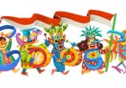 Rayakan HUT RI, Google Doodle Pawai 17-an Dipimpin Garuda