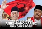 PDIP Usung Anies-Rano Karno di Pilgub Jakarta, Jadi?