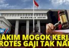 Mogok Hakim Hari Pertama, Geruduk Kantor MA