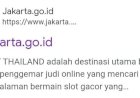 Situs Pemprov DKI Sempat Diretas Iklan Judi Online