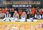 Peredaran 642 Kg Ganja Digagalkan Polresta Tangsel